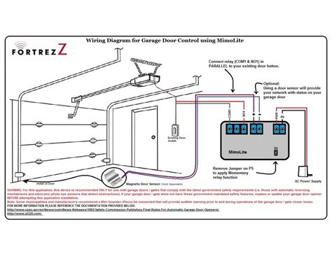 Garage Door Opener Safety Sensor Wiring