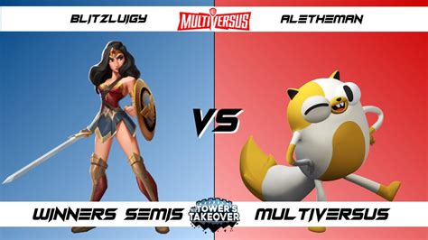 Multiversus Mayhem Winners Semis Blitzluigy Wonder Woman Vs