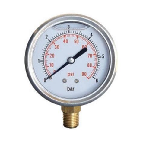Gauge Pressure Mg 1 Inox 0 25 Barpsi 63mm Inox Center Rhodes