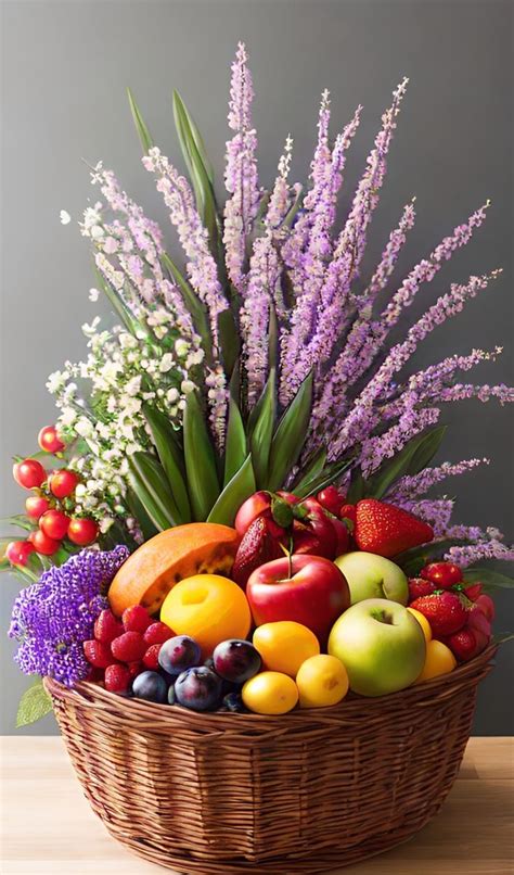 pin  svetlana smidt  eda fruit flower basket fruit basket gift