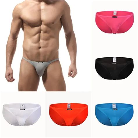 Bikini Homme De Qualit Sup Rieure En Soie Glac E Sans Couture Bref