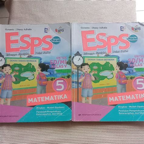 Jual ESPS DAN SIMPLE MODERN MATEMATIKA UNTUK SD MI KELAS V KURIKULUM