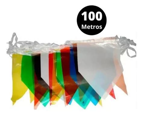 100 Metros Bandeirinha Junina De Seda 10 Pacotes X 10m Parcelamento