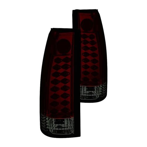 Spyder ALT YD CCK88 LED RS Chrome Red Smoke LED Tail Lights