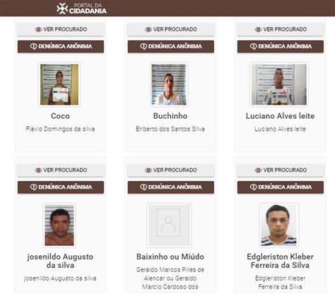 Fugitivos Do Presídio Do Pb1 São Incluídos Na Lista Da Interpol Pela