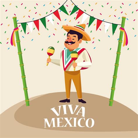 Viva Mexico Cartoons 653309 Vector Art At Vecteezy