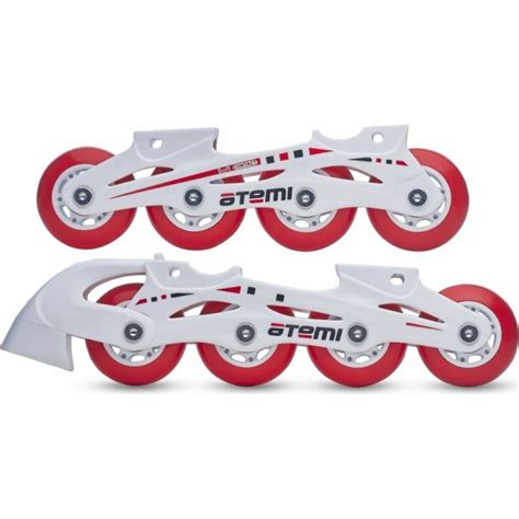 Роликовая рама для фигурных коньков ATEMI Cross красно-белый, р.38-41 ...