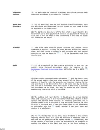 Grameen Bank Ordinance Ordinance No Xlvi Of Pdf