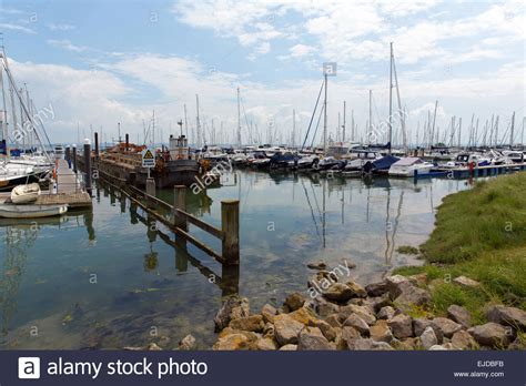 lymington marina lymington  forest  res stock photography