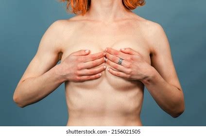Naked Female Body Her Hands Cover Stock Photo 2156021505 Shutterstock