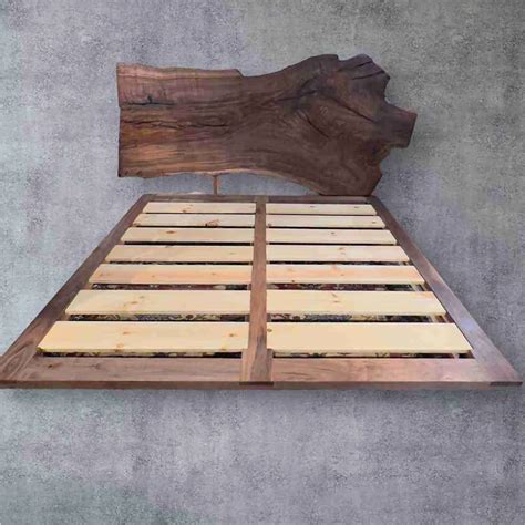 Wood Slab Platform Bed: Natural Beauty for Your Bedroom - Littlebranch Farm