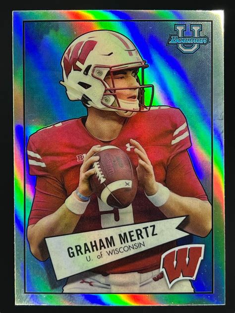 2022 Bowman University Chrome 1952 Throwback 52BF 20 Graham Mertz