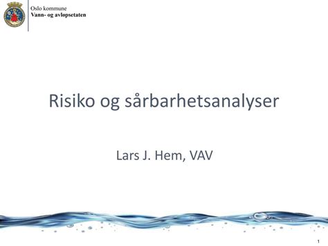 PPT - Risiko og sårbarhetsanalyser PowerPoint Presentation, free ...