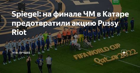 Spiegel на финале ЧМ в Катаре предотвратили акцию Pussy Riot НТВ Дзен