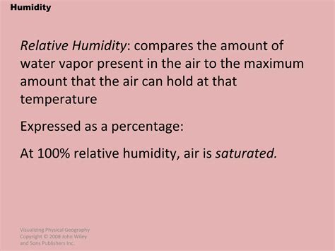 Humidity | PPT