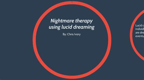 Nightmare Therapy By Chris Ivory On Prezi