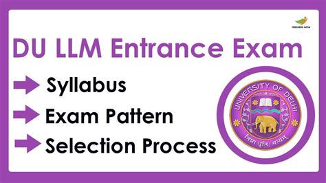 DU LLM Syllabus 2023 Exam Pattern For DU LLM Entrance Exam 2023 YouTube