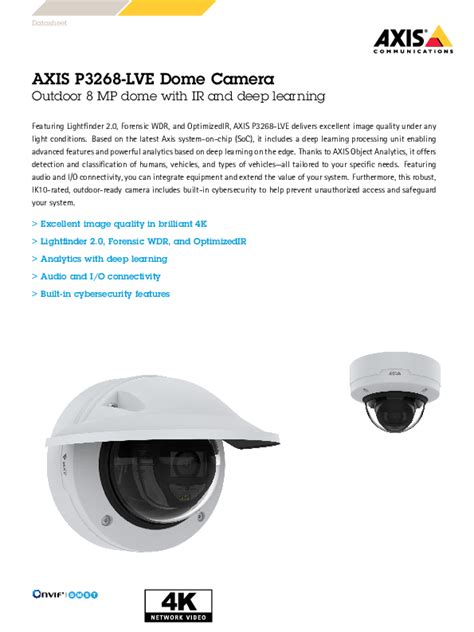 Axis Communication P Series Dome Camera Installation Guide