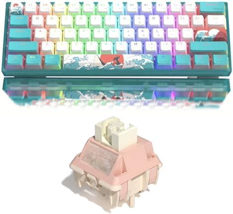 Amazon Womier Percent Keyboard Wk Mechanical Rgb Wired Gaming Keyboard Hot