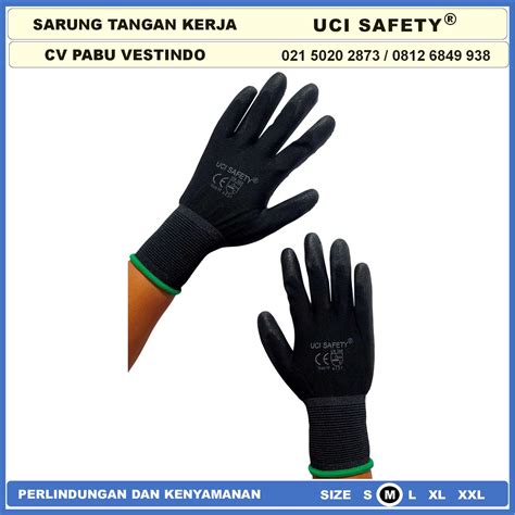 Sarung Tangan Industri Pabrik Uci Safety Motor Mekanik Bengkel