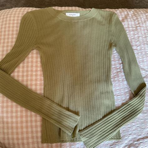 Nude Lucy Sheer Long Sleeve Top Bnwot Never Worn Depop