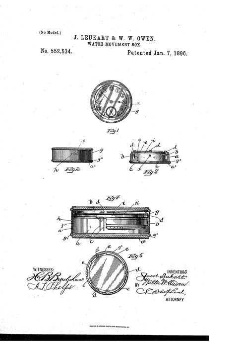 Columbus Watch Co. Pocket Watch Patents | Pocket Watch Database