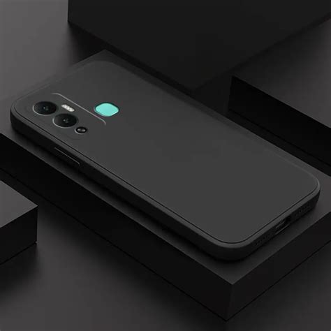 Shockproof Silicone Cover For Infinix Hot 12 Play Liquid Soft Gel Rubber Case Daraz Bd