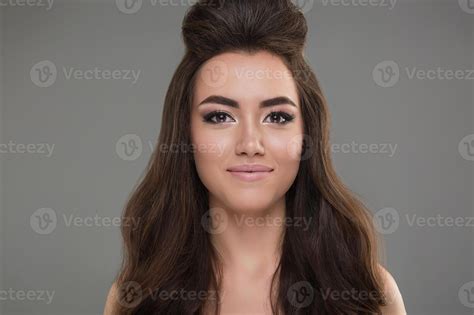 Portrait Of A Amazing Beautiful Brunette Woman Stock Photo At Vecteezy