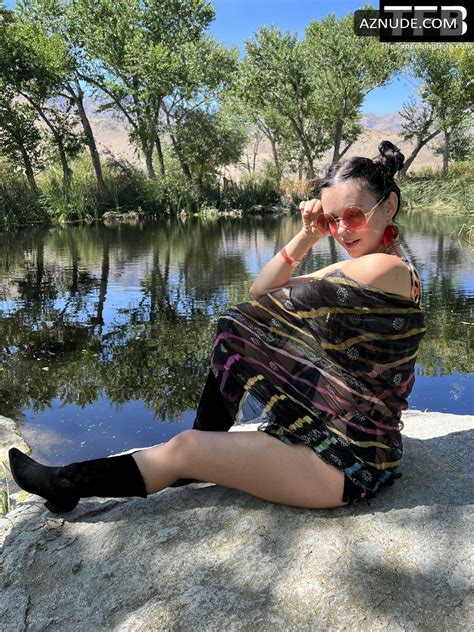 Natasha Blasick Sexy Poses Showcasing Her Hot Figure Wearing A Spotted Bikini At The Bhakti Love