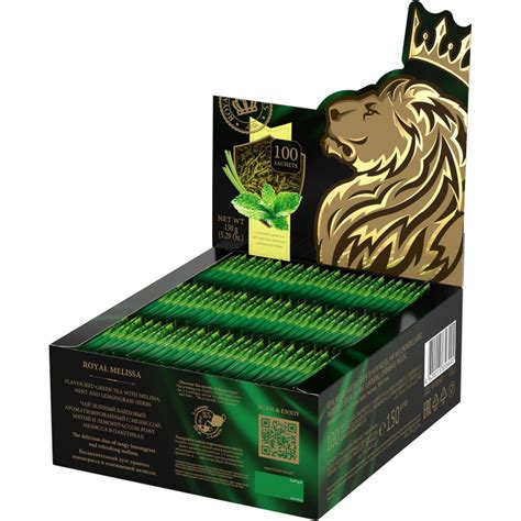 Чай Richard Royal Melissa зеленый 100 пакетиков арт. 1141983 - купить в ...