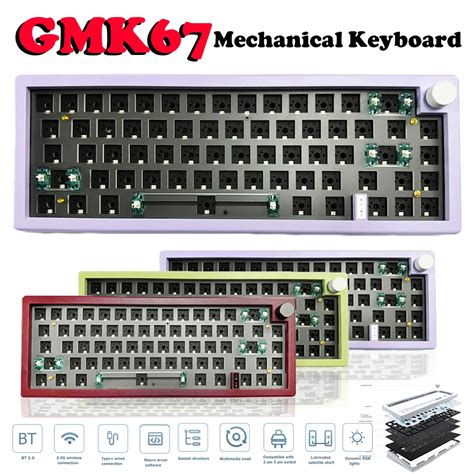 Gmk Mechanical Keyboard Kit Hot Swappable Customized Bluetooth G Wireless Rgb Backlit