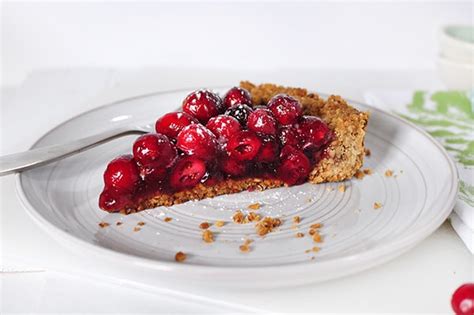 Fall Baking Recipe Nut Crusted Cranberry Tart Delineate Your Dwelling