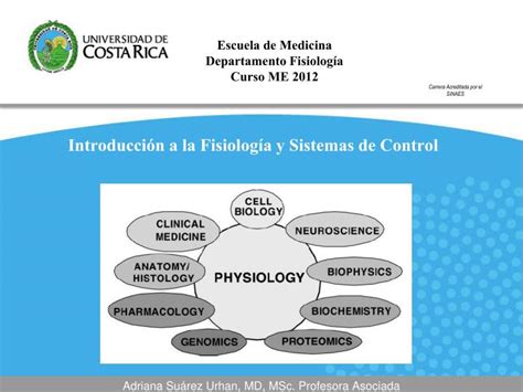 Ppt Introducci N A La Fisiolog A Y Sistemas De Control Powerpoint