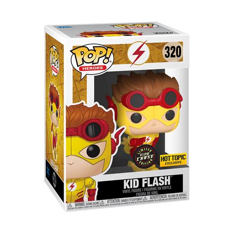 Funko Pop Heroes Chase Kid Flash Glows In The Dark Hot Topic Exclusive Walmart Canada