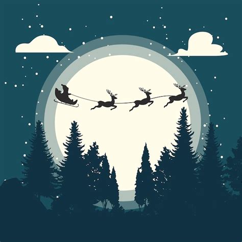 Premium Vector | Christmas eve illustrations