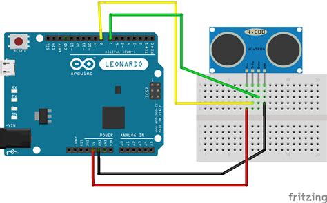 Sur La Graine Fly Kite Capteur Ultrason Arduino Branchement Stress