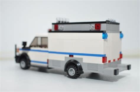 Custom Police Rescue Esu Truck Model Compatible Built With Lego® Bricks Ebay