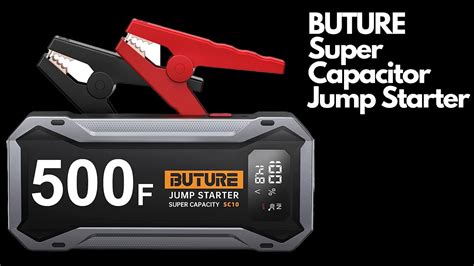 Buture Super Capacitor Jump Starter A Battery Free Car Battery