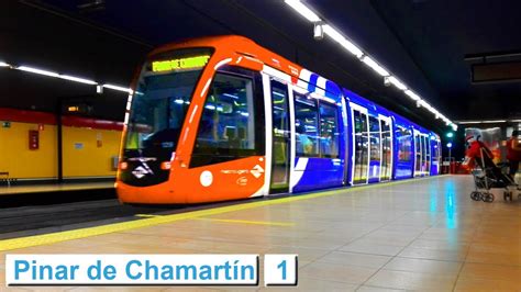 Pinar De Chamart N Ml Metro Ligero Madrid Alstom Citadis