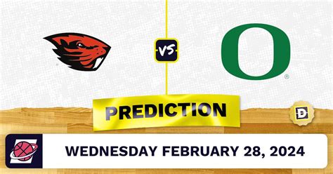 Oregon State Vs Oregon Prediction Odds College Basketball Picks [2