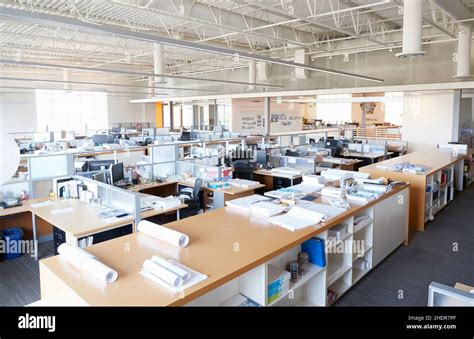 open plan office, offices Stock Photo - Alamy