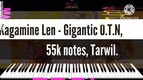 Black Midi Kagamine Len Gigantic O T N K Notes Tarwil Youtube