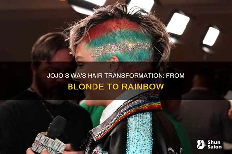 Jojo Siwa S Hair Transformation From Blonde To Rainbow ShunSalon