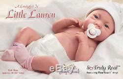 Ashton Drake Lifelike baby Girl Doll Little Lauren Anatomically correct New