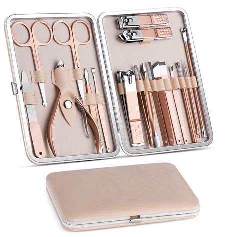 Manicure Set Pedicure Kit Nail Clippers Professional Grooming Kit