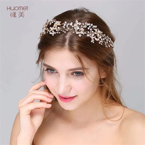 Elegant Bridal Headbands Wedding Handmade Hair Band Jewelry Accessories Fashion Crystal