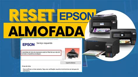 Novo Reset Epson L355 Resolver a almofada de tinta da impressora está