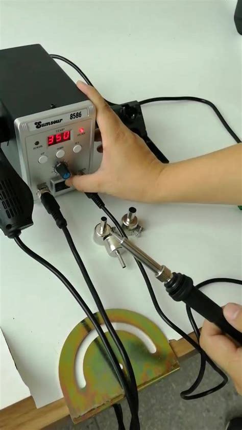 Jual Stasiun Solder W In Digital Display Smd Ulang Hot Air Gun Solder Besi V Esd