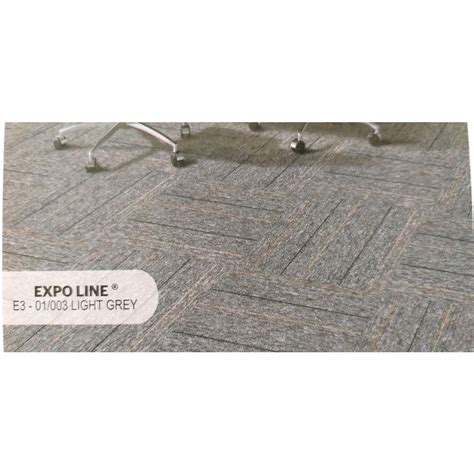 Jual Karpet Tile Kantor Expo Plain Line Harga Per Box Mm Isi Pcs