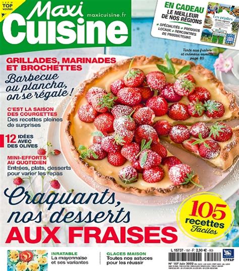 Maxi Cuisine N Juin T L Charger Des Magazines Journaux Et